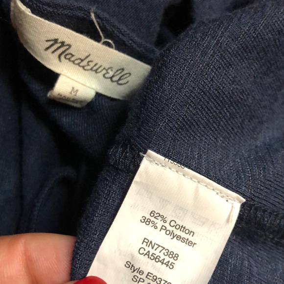 MADEWELL~Libra Lace Up Tee~M - Picture 8 of 8